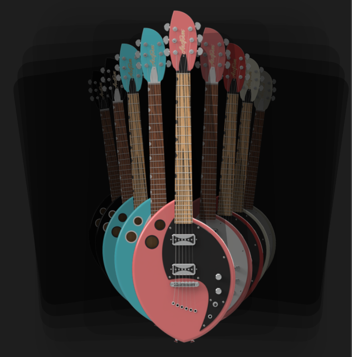 Arcform Radius Solid Body — all five color variants